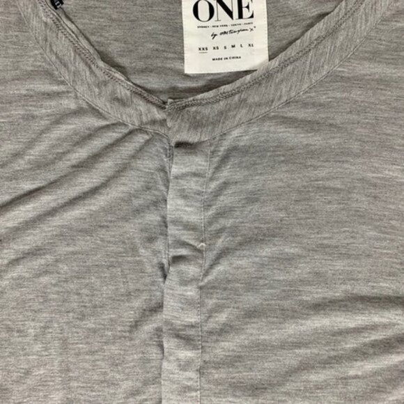 One Teaspoon Soho Fine Wool Grandpa Top Long Sleeves Grey Marle - Picture 10 of 15